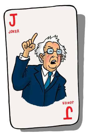Bernie Sanders: The Joker (playing card)