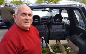 Keen Christchurch gardener Kevin Morris