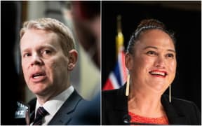 Chris Hipkins and Carmel Sepuloni.