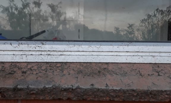 The couple was forced to live elsewhere while their home was decontaminated.