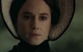 A close-up of Holly Hunter as Ada in Jane Campion's film The Piano.