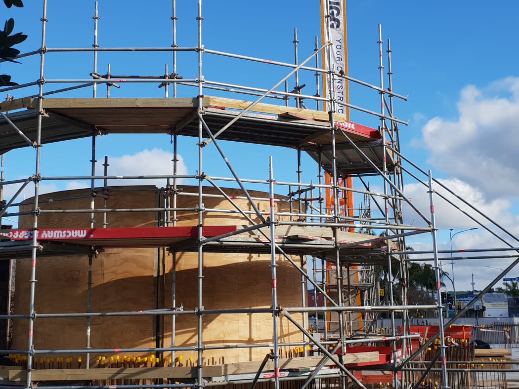 Hundertwasser Art Centre under construction in Whangarei
