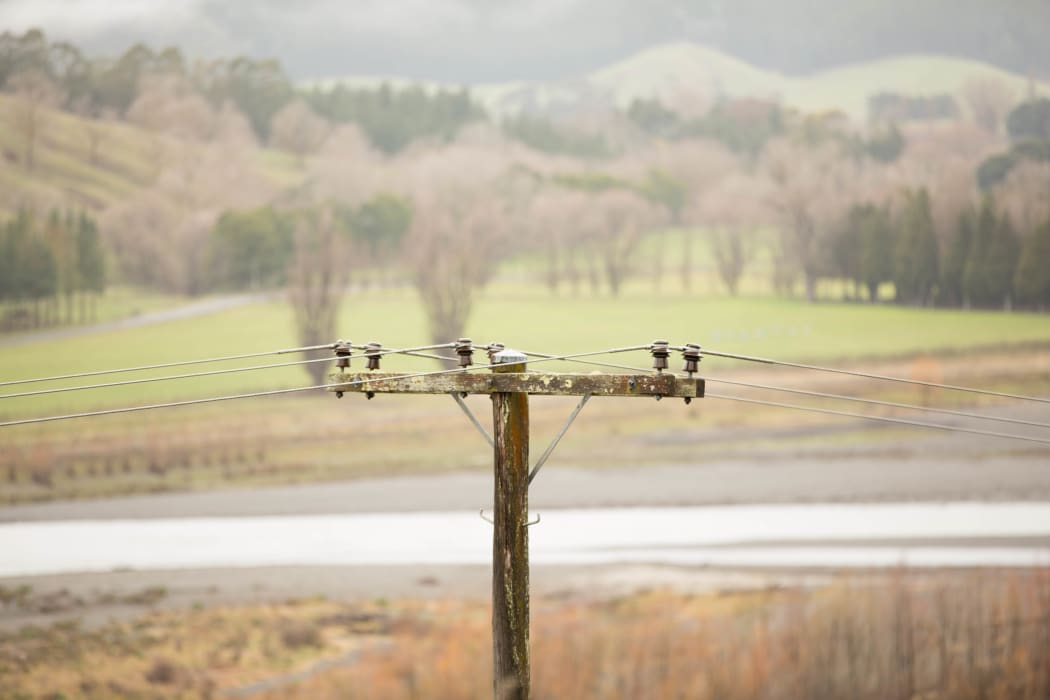 Power lines in the Hawke's Bay area