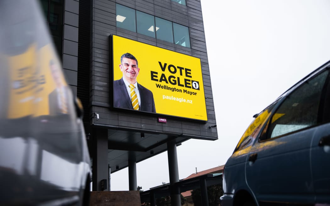 Paul Eagle Mayoral Campaign Billboard
