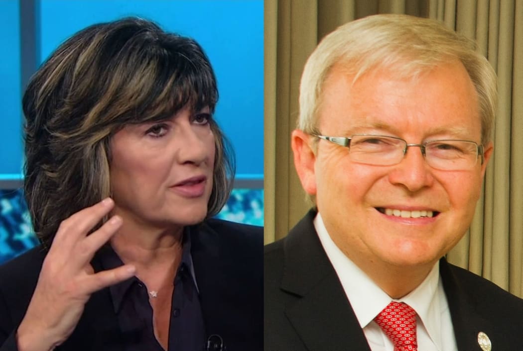 Christiane Amanpour, Kevin Rudd