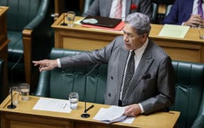 Deputy PM and New Zealand First leader Winston Peters in the House