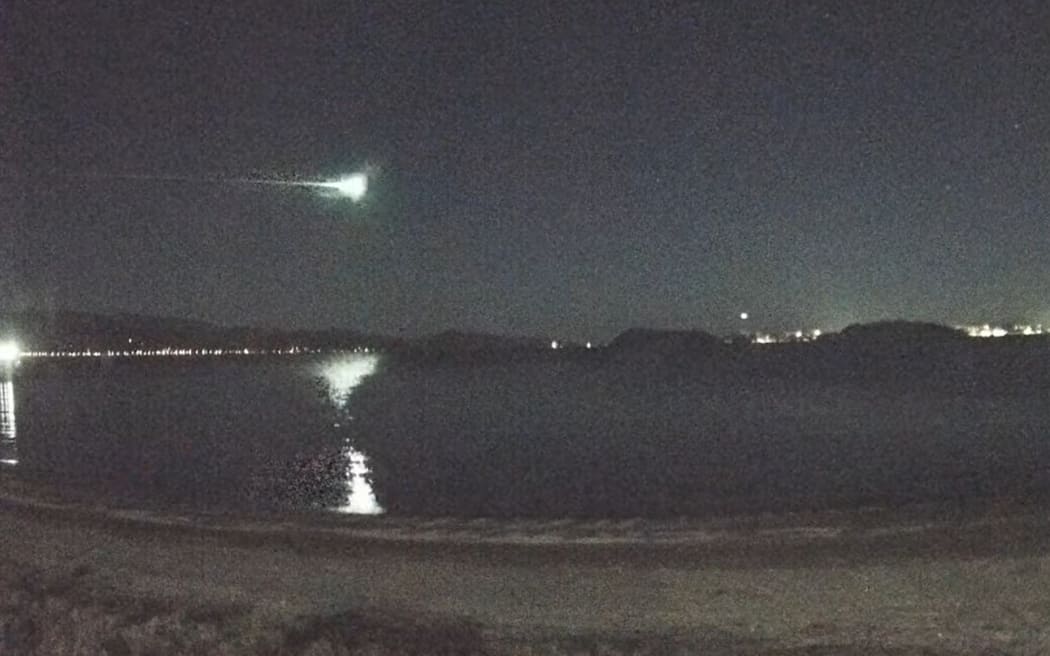 A bright green flash spotted over Wellington on Friday 30 January, at 11:25pm, had some people asking if it was a meteor.