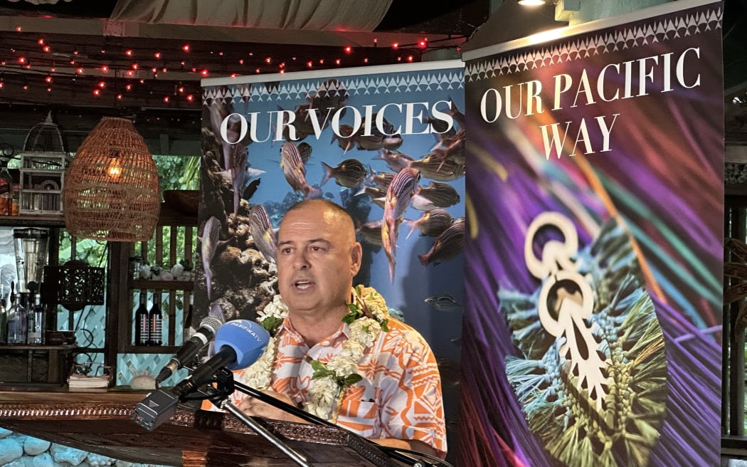 Mark Brown in Rarotonga. November 2023.