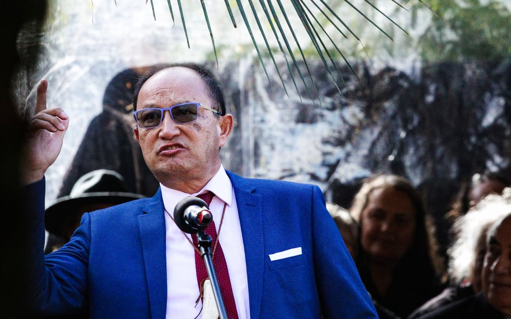 Meng Foon was among the people paying their respects at Tuurangawaewae Marae, on the third day of the tangi for Kiingi Tuheitia, 1 September, 2024.