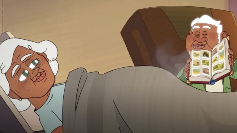 Shorty and his ailing wife Lena are the stars of Mirumiru - an animated short film Allan George wrote as a way to process his mother's dementia.