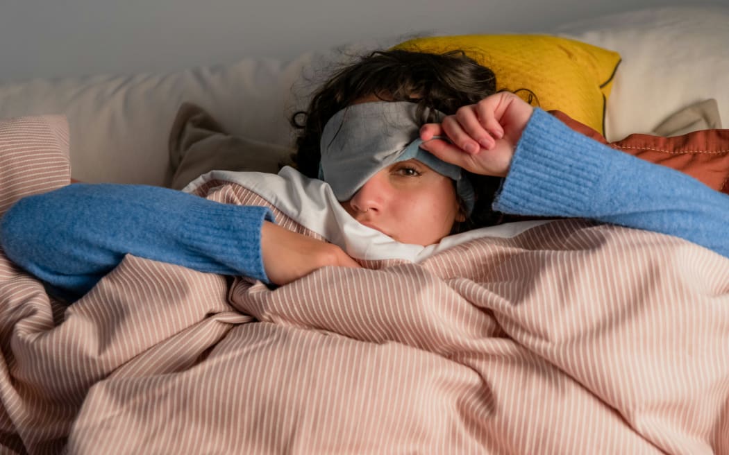 Waking up from a sleep.