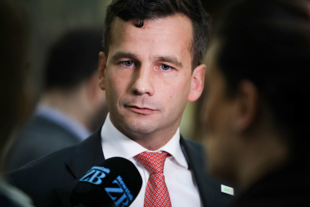 ACT Party leader David Seymour speaks to media ahead of the committee stage for his End of Life Choice bill.