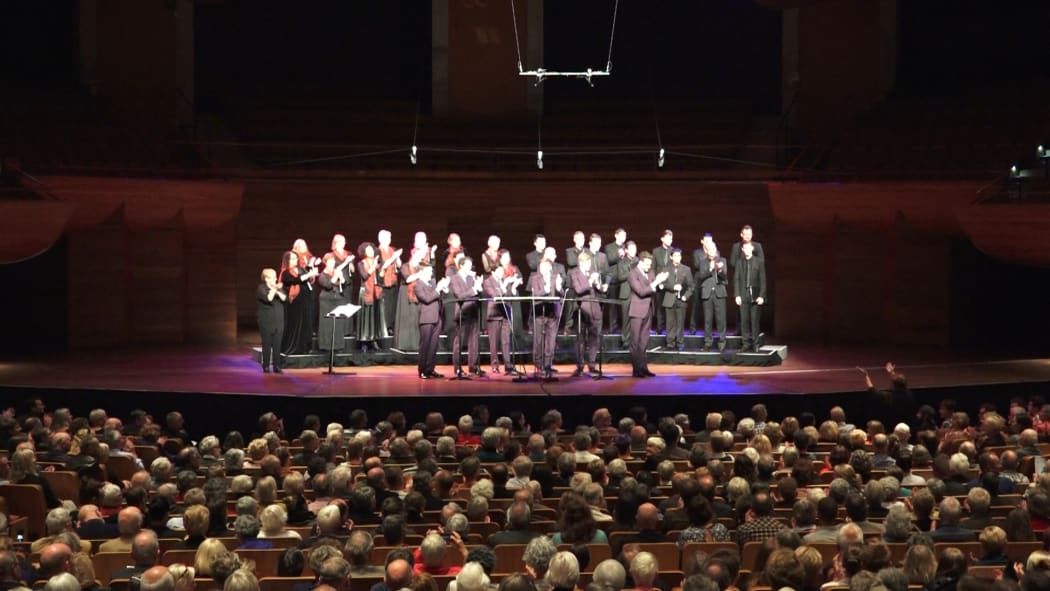 Acknowledging composer Leonie Holmes