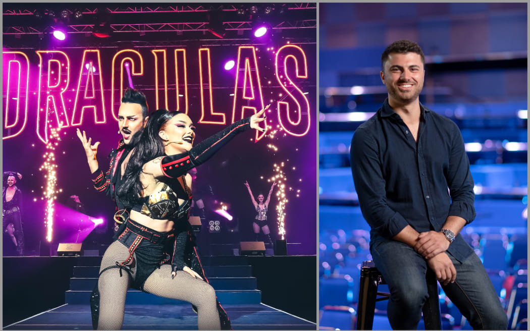 Dracula's performers and CEO Luke Newman
