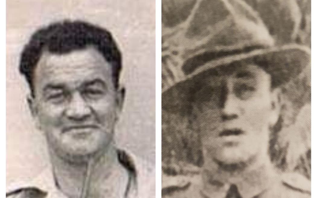 William Augustine Priestley and Joseph Hemotu Campbell fought in the Māori Battalion's C Company.