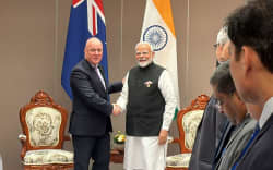 Prime Minister Christopher Luxon has met with India’s leader Narendra Modi.