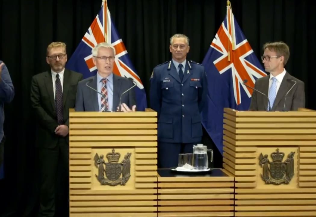 All of Government Controller John Ombler addresses media.