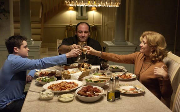 A still from the show, The Sopranos.