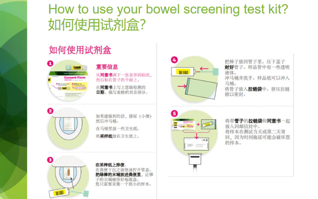 how to use your bowel screening test kit