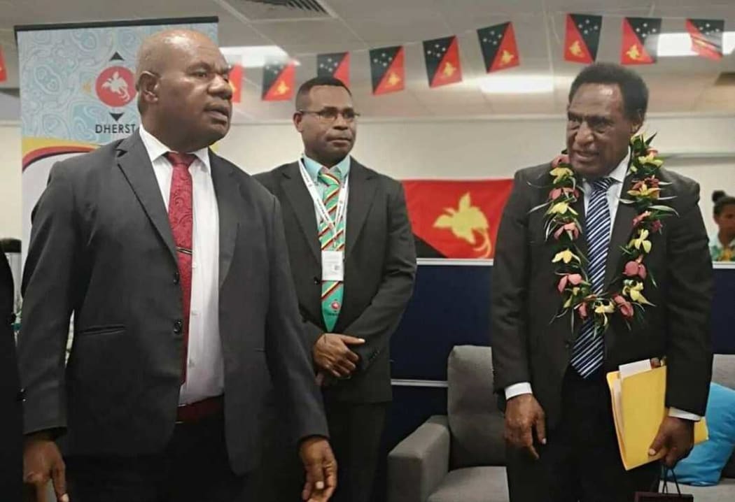 Nick Kuman (left) and Pila Niningi (right)
