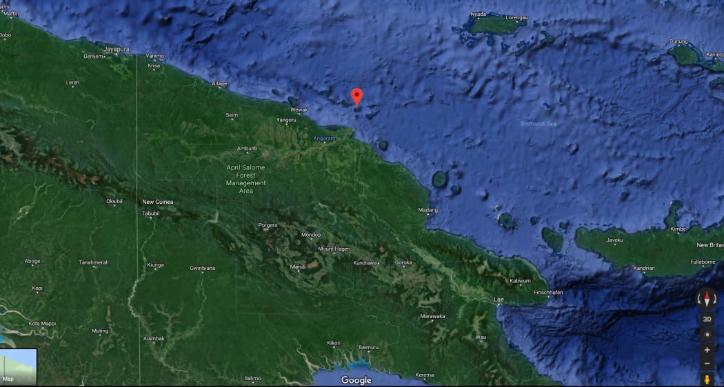 The Schouten Islands in PNG.