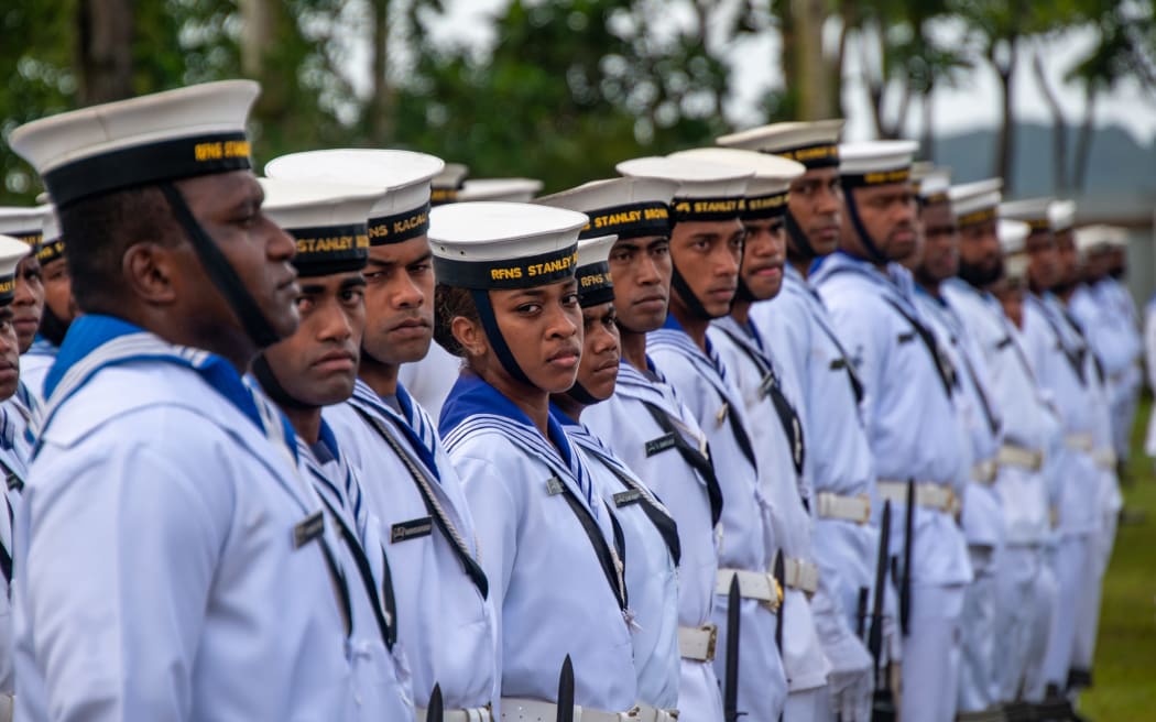The Republic of Fiji Military Forces Naval Division held their parade on 24 July 2024 to mark their 49 Years of existence at the Togalevu Naval Base.