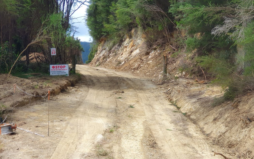 Lone Sorensen, who farms in a valley between Havelock and Blenheim, is enraged that a paper road through her property could become a major transport route for trucks and heavy vehicles.