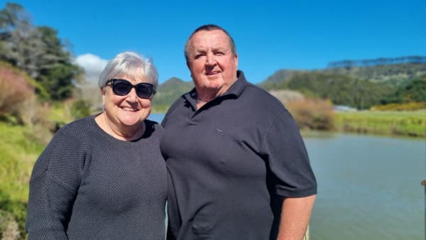 Retired farmers Karen and Kevin Walsh have been whitebaiting on the Awakino for more than 30 years.