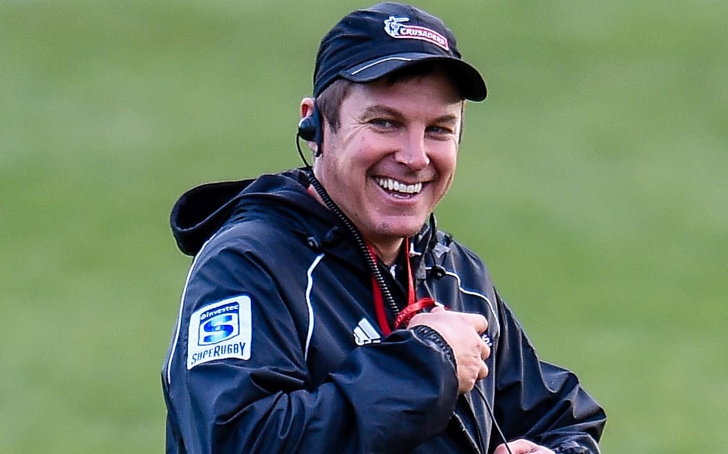 Brad Mooar Assistant Coach during Crusaders Training.