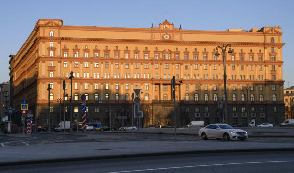 A view of the headquarters of the FSB security service, the successor to the KGB, in downtown Moscow on November 16, 2018.