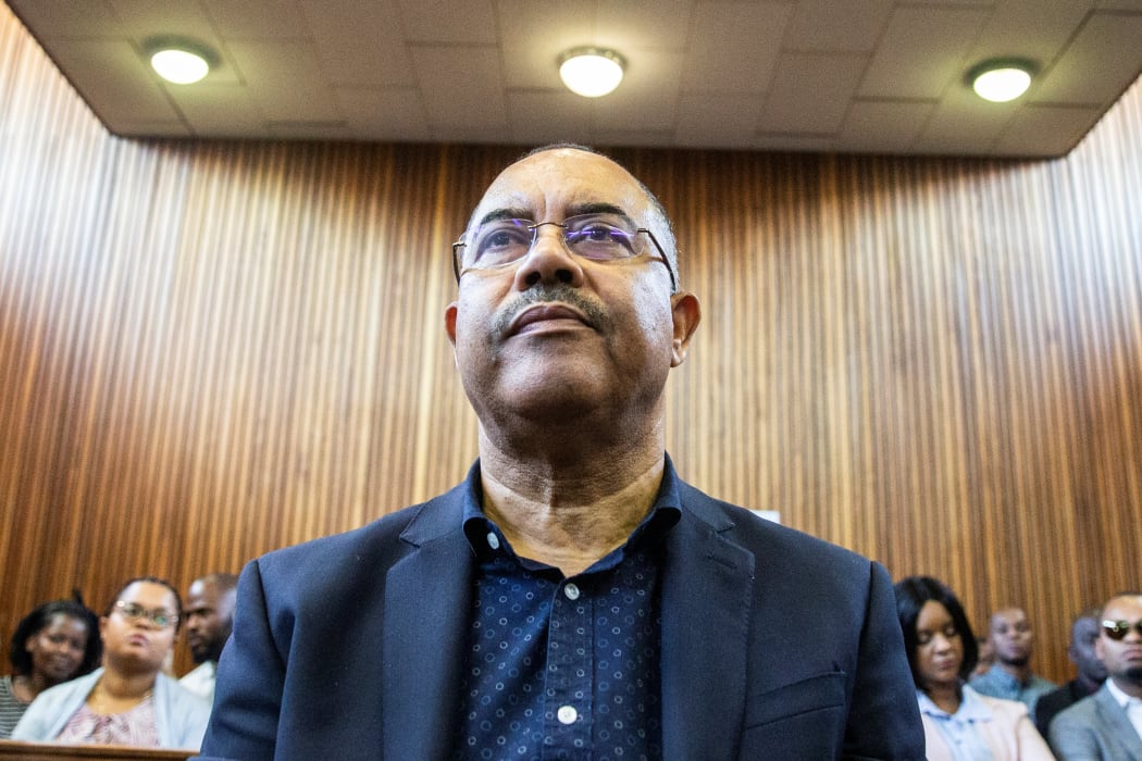 Manuel Chang, former finance minister of Mozambique, appears at the Kempton Park Magistrates court to fight extradition to the United States.
