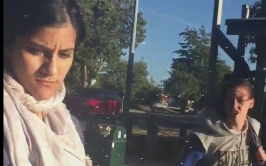 A group of five Muslim friends were abused in Huntly on Saturday.