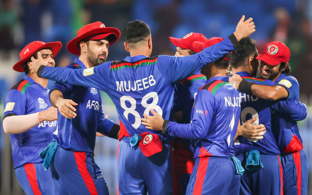 Afghanistan cricket team 2021.