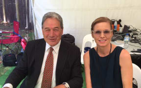 Winston Peters and Mihingarangi Forbes