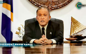 President David Kabua of the Marshall Islands.