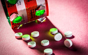 A file photo shows one version of muscle relaxant drug baclofen