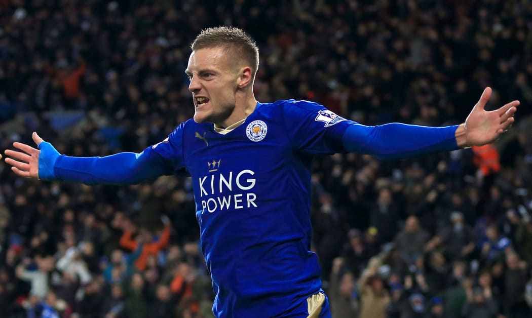 Leicester City striker Jamie Vardy.