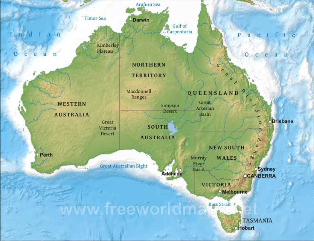Australia map