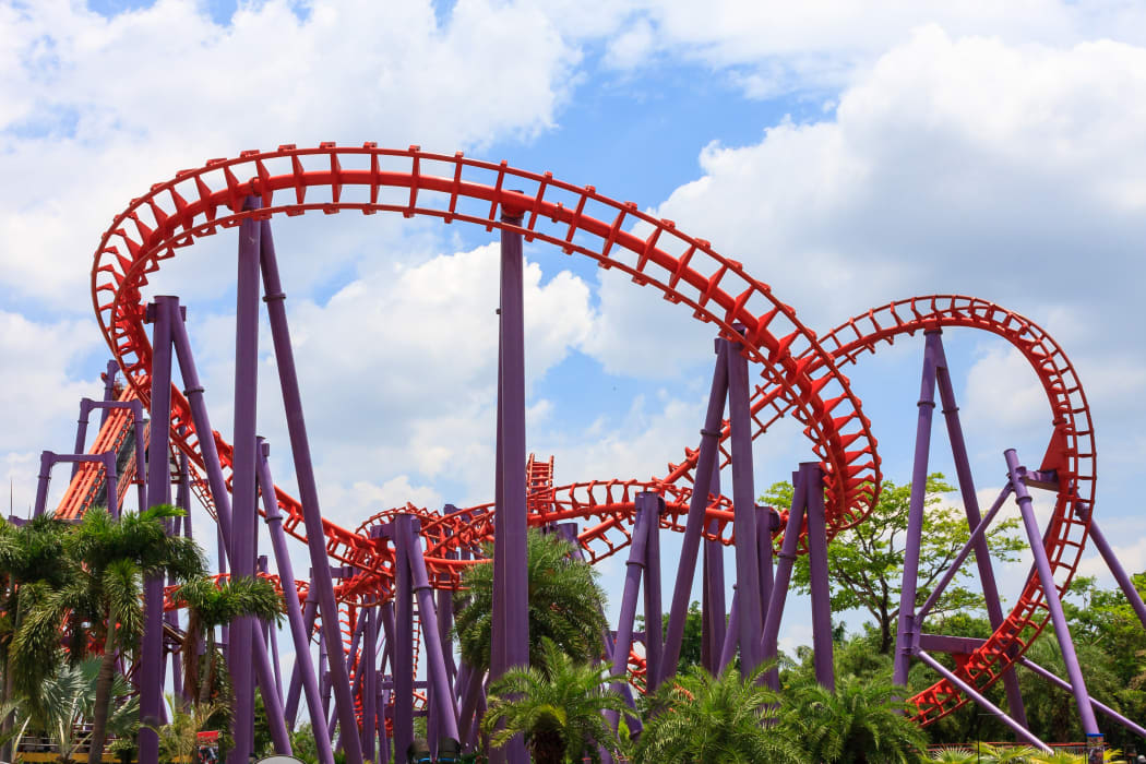 A rollercoaster in an amusement park (file photo).