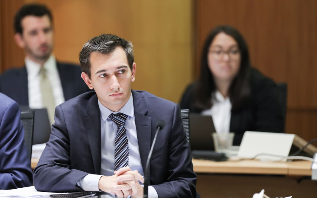 National MP Simeon Brown in committee