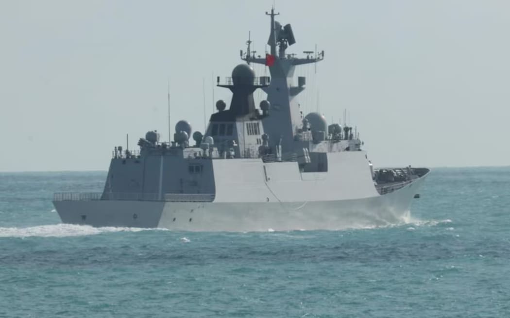 The Jiangkai-class frigate Hengyang was among the Chinese flotilla sailing east of Sydney.