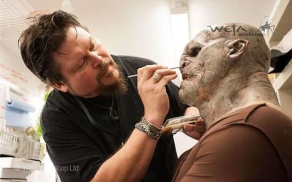 Weta artist Gino Acevedo at work