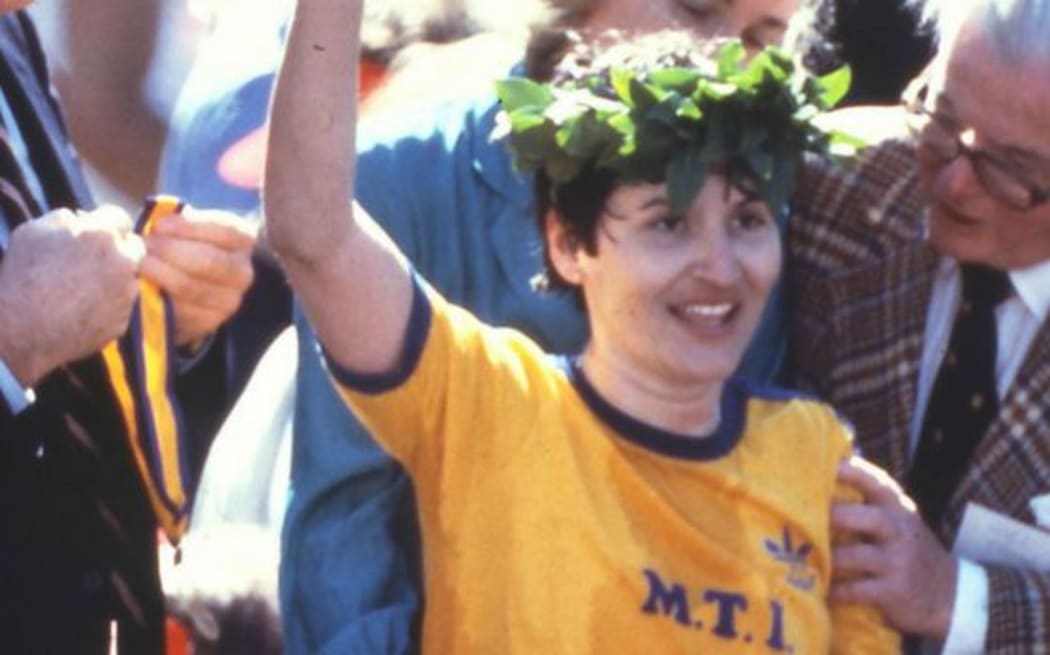 Rosie Ruiz who was disqualified after initially being named as the women's winner of the 1980 Boston Marathon.