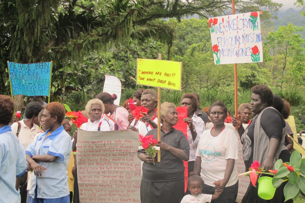 The number of people who went missing in the Bougainville civil war nearly twenty years ago is unknown but is estimated to be in the hundreds.