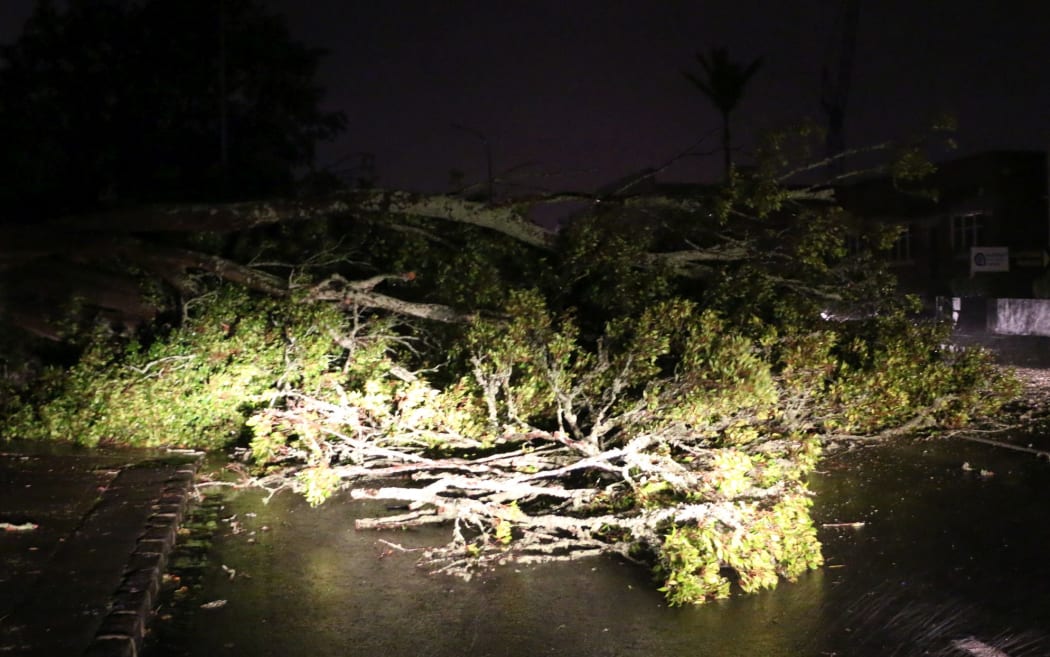 Auckland storm, New North Road
