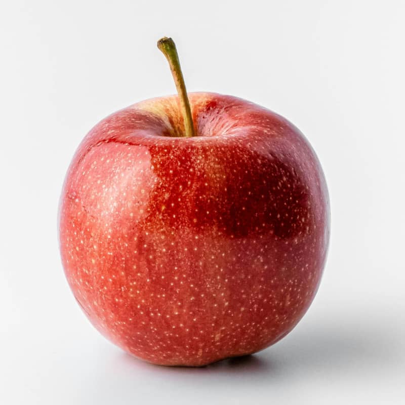A red apple.