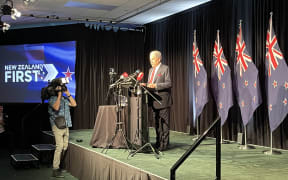 Winston Peters delivers his State of the Nation address in Palmerston North.