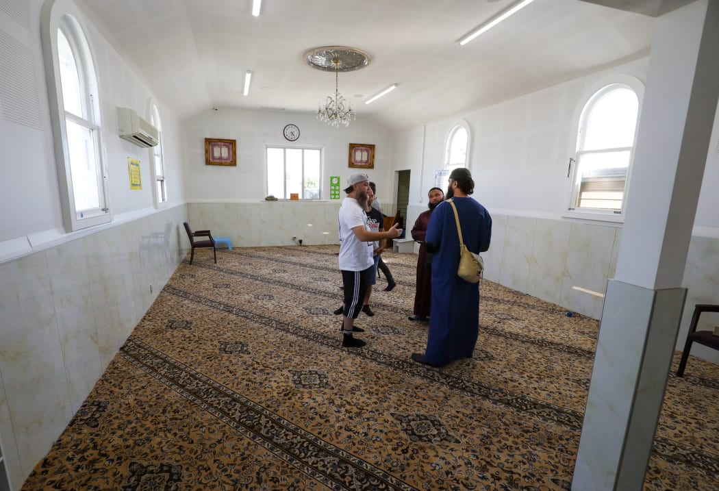 Muslims at Linwood Mosque.
