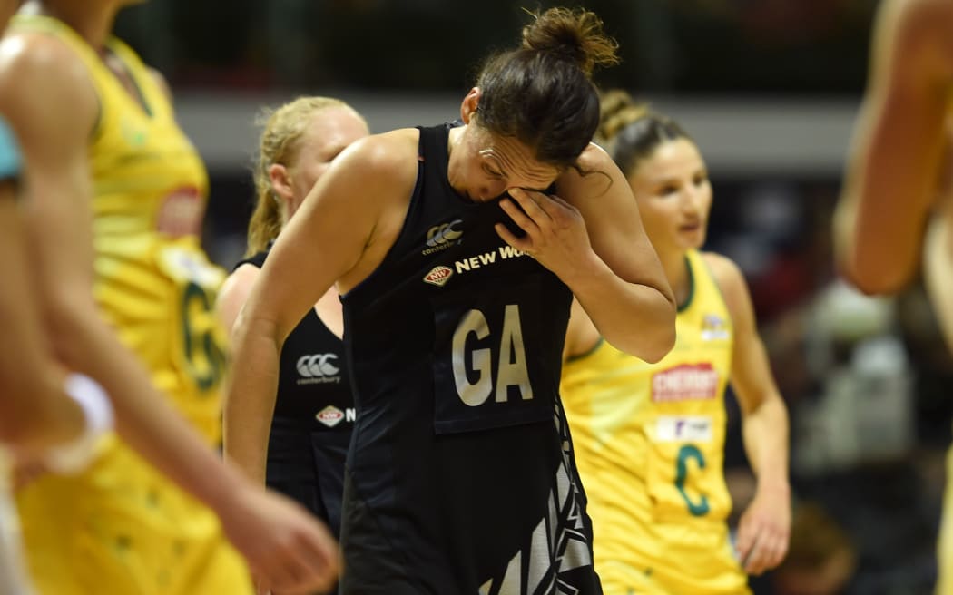 Jodi Brown. Constellation Cup Test Four, New Zealand Silver Ferns v Australian Diamonds, Auckland, 15 October 2014.