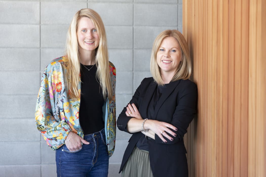 Friends and colleagues Jane Willersdorf and Megan Borrie.